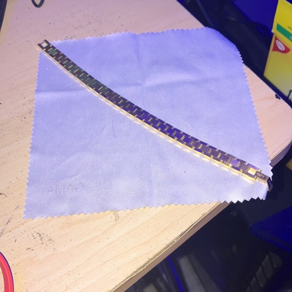 Gold plated bracelet. ITALGEM STEEL. 18k gold plated. - Picture 2 of 5